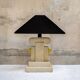 Lampe postmoderne en céramique de L'état du jour Anni '80