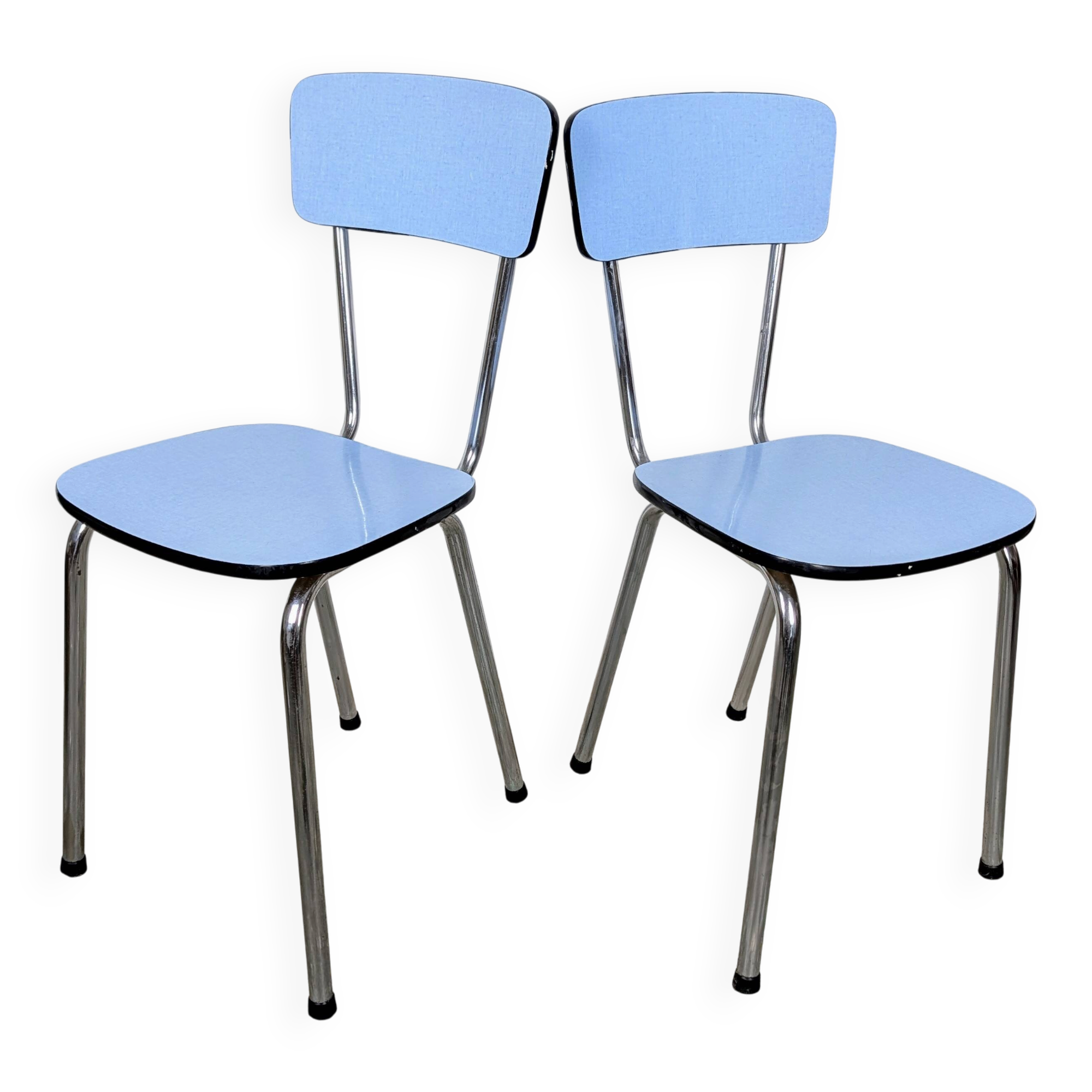 Duo de chaises en formica
