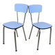 Duo de chaises en formica