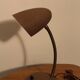 Lampe de bureau marron 50's