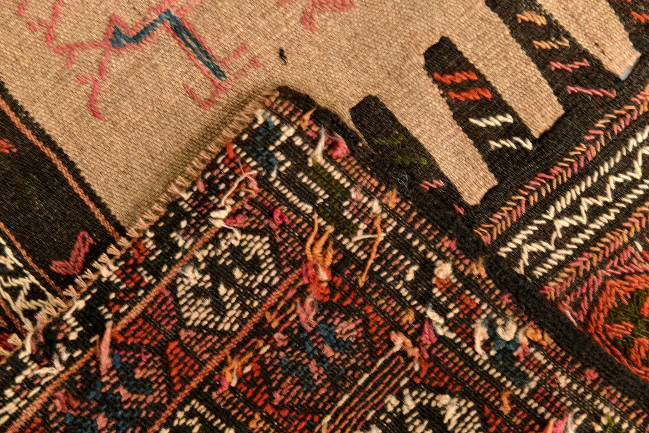 3x6 Mid Century Modern Kilim Rug, 99x197Cm