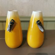 Paire de vases vintage massier vallauris