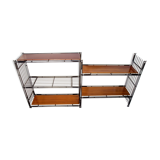 Modular shelves on wall or stand, published by Multimueble 1960