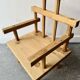 Chaise en bois primitive pour enfant