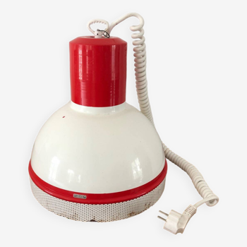 Vintage red CUBI SPOT industrial pendant light