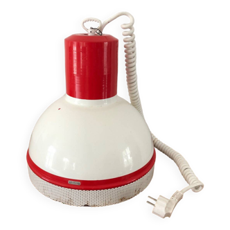 Suspension industrielle Cubi Spot rouge vintage