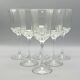 6 large footed glasses Luminarc Octime vintage France