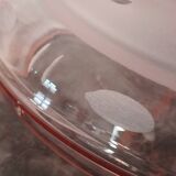 Art Deco pink glass lampshade