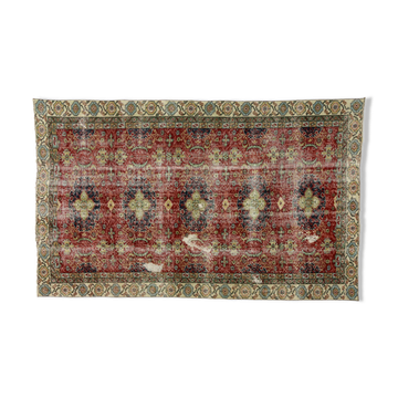 Tapis vintage anatolien fait main 276 cm x 174 cm