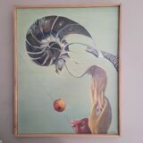 Oil painting by Bruno Lassalle (1982)