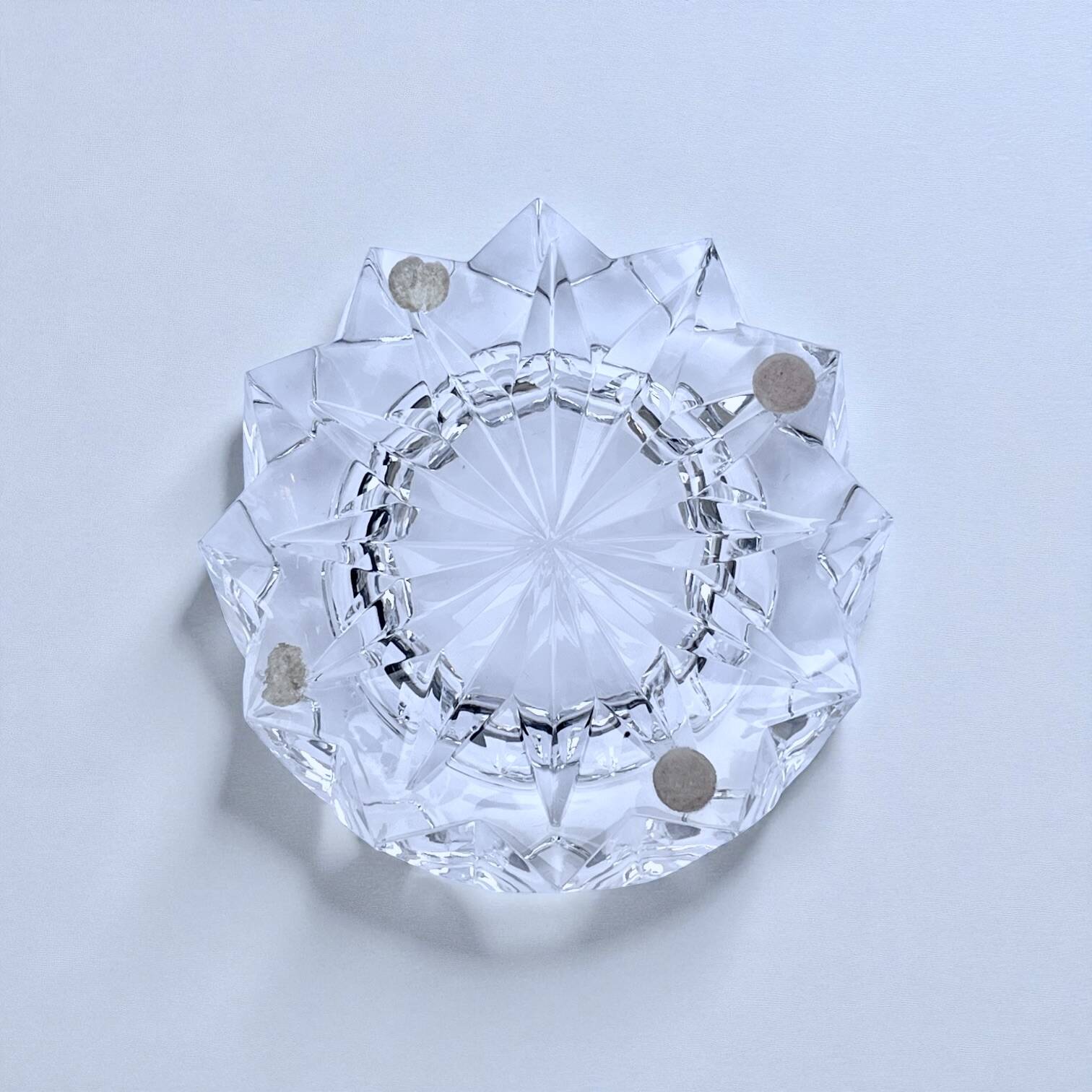 Cendrier en cristal de Sèvres, Années 70