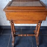 Oak worker and marquetry top