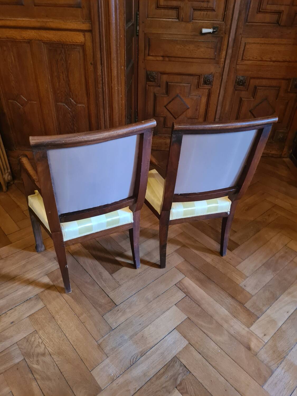 Serie 4 fauteuils Ep Consulat