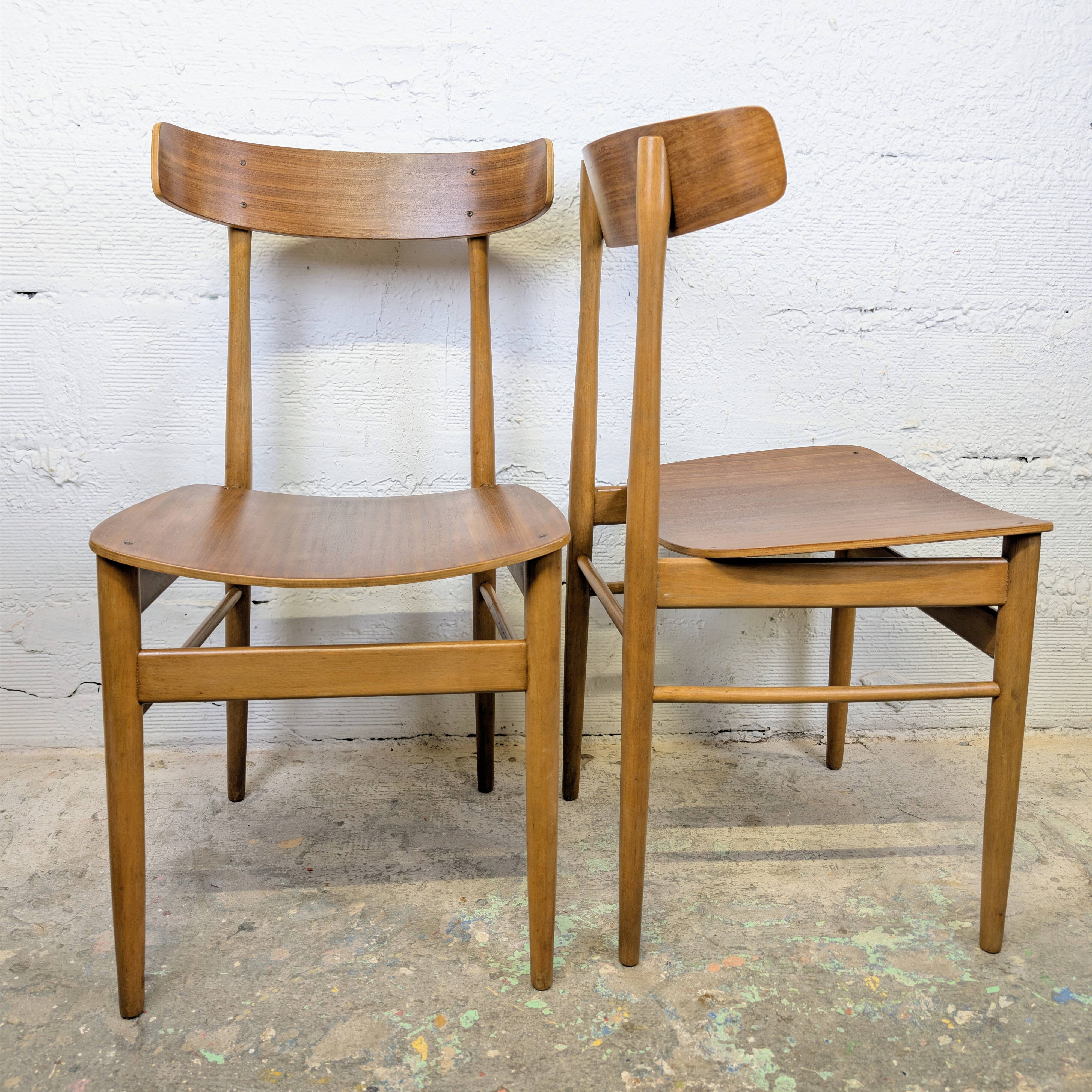 Paire de chaises vintage des années 60
