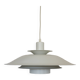 Suspension scandinave Ecophon, métal blanc