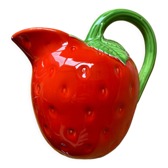 Vintage strawberry pitcher