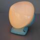 Large mid-century modern pale blue bathroom sconce from Ifö