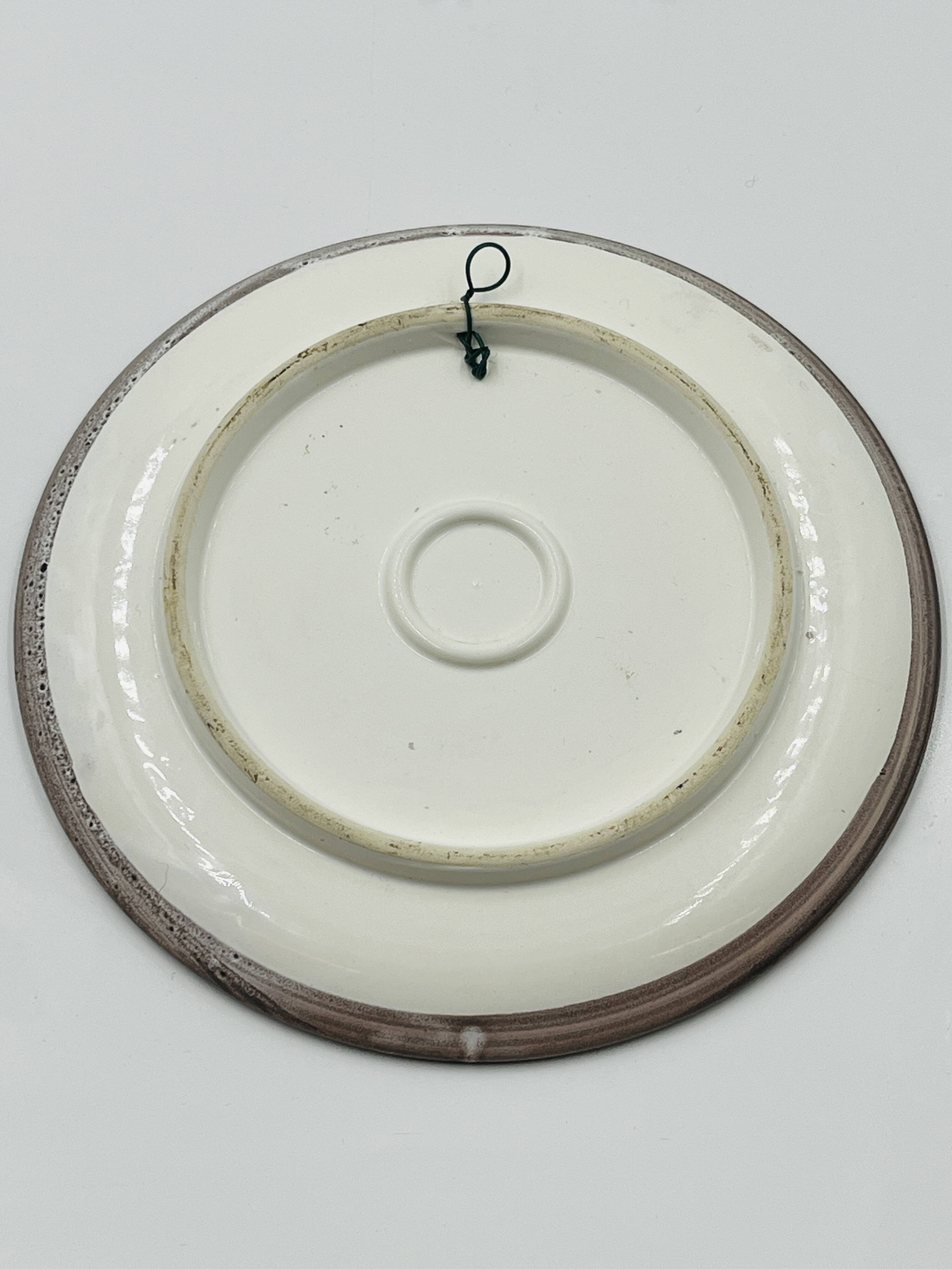 Vintage Decorative Plate Ceramic Vallauris Signed Lolo