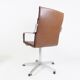 Fauteuil de bureau en cuir Walter Knoll Art Collection par Rudolf Glatzel