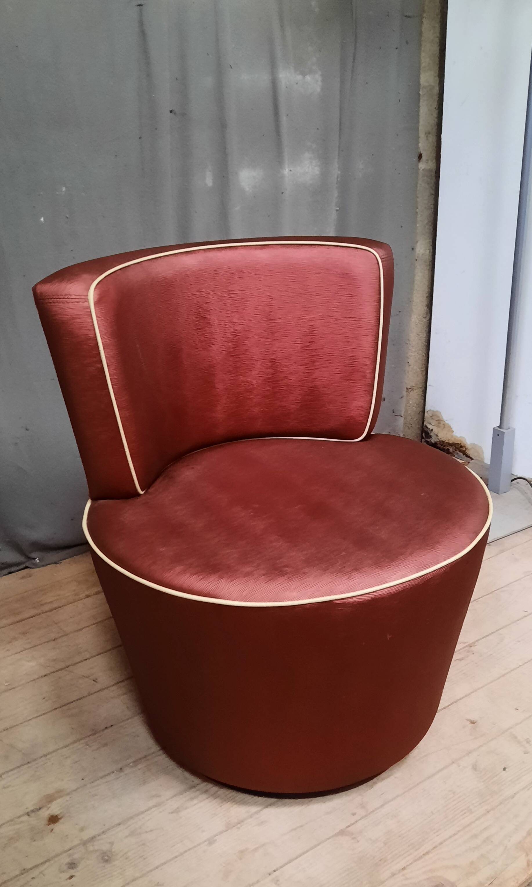 Vintage red armchair