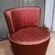 Fauteuil vintage rouge