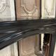 Black marble fireplace from around 1900