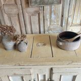 Ancien meuble glacière en bois