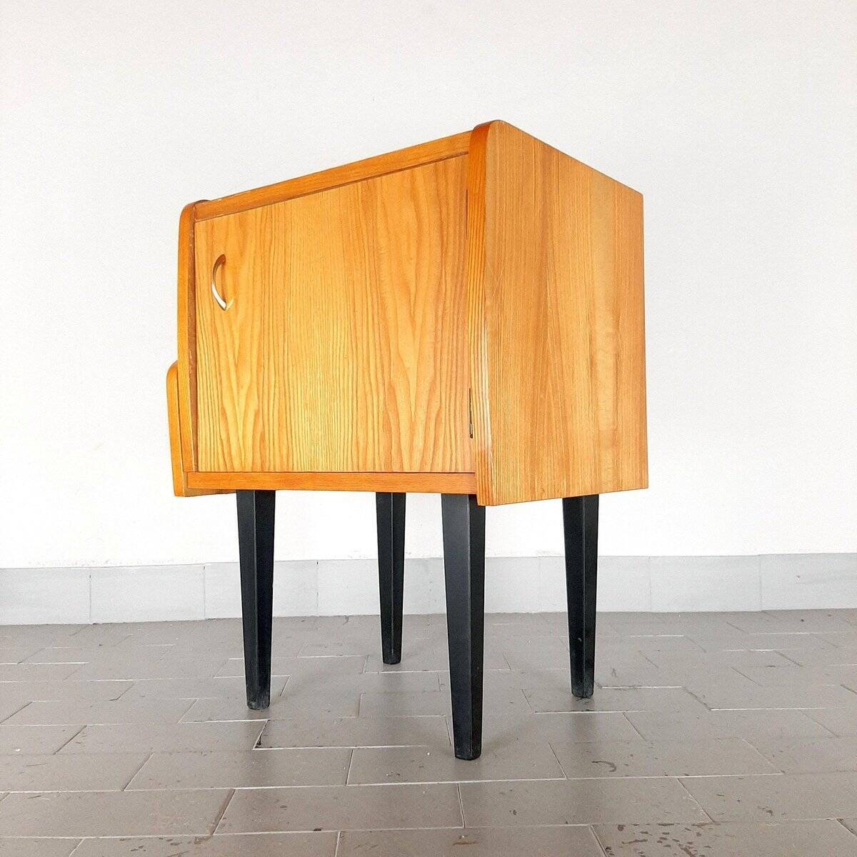 Polish bedside table from the mid-century, 1970s.