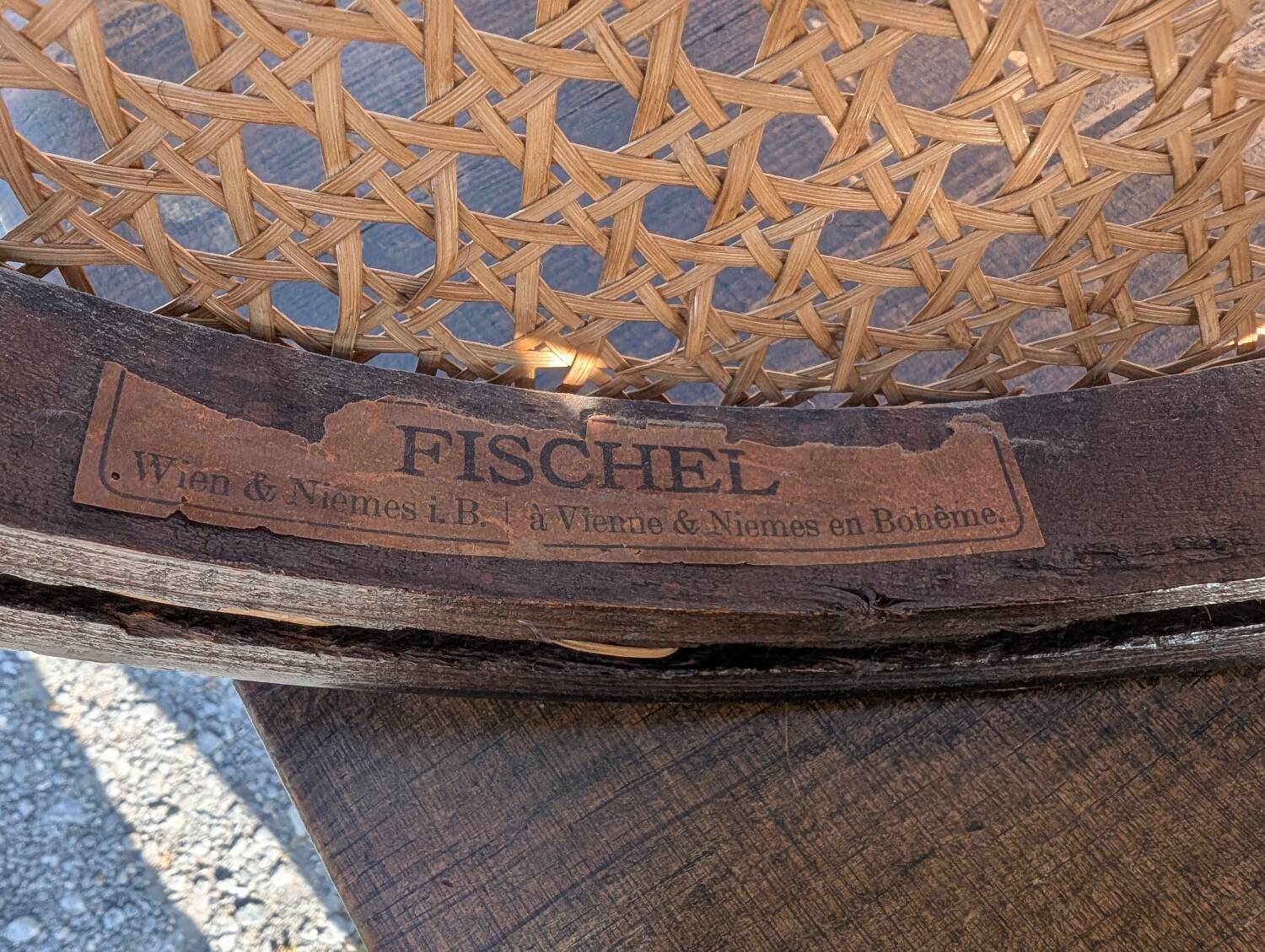 Fischel bistro chair - Perfect caning