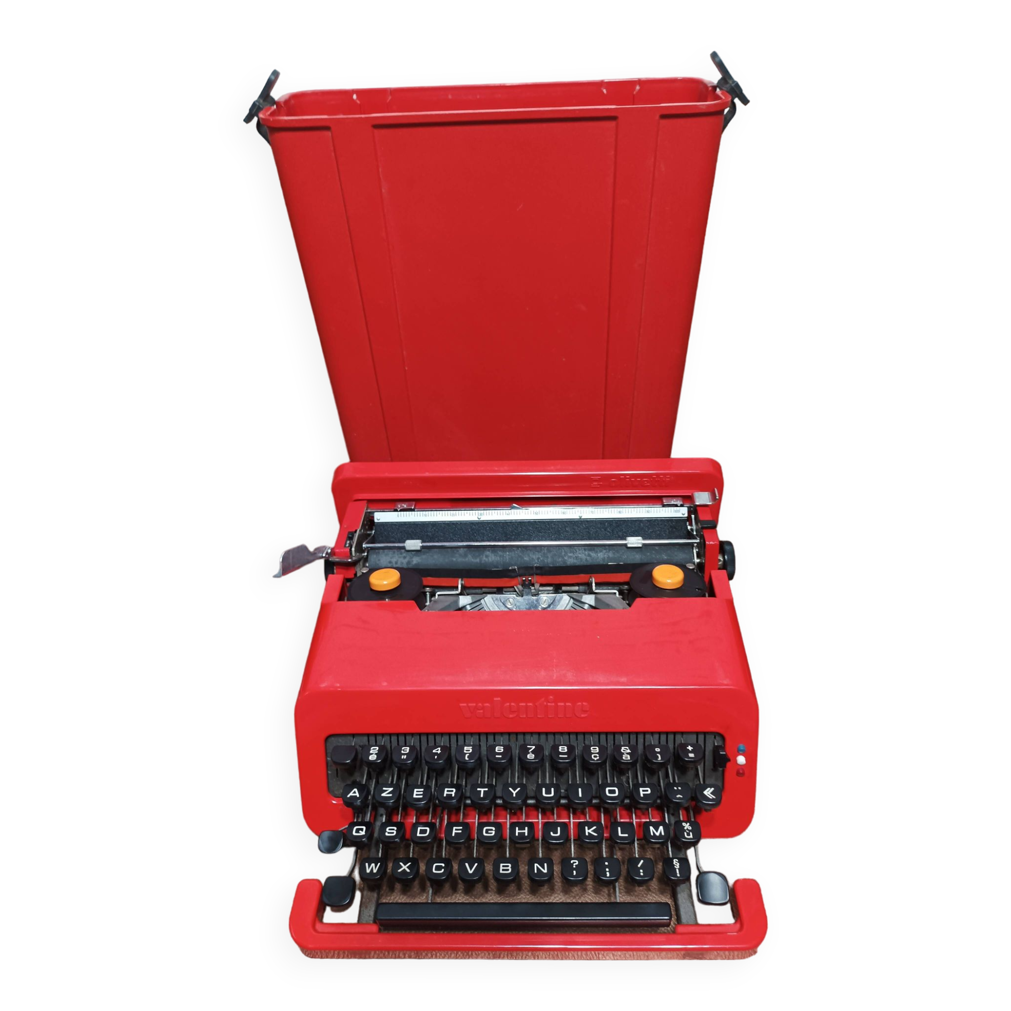Olivetti Valentine red typewriter