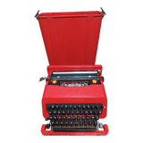 Machine a écrire rouge Olivetti Valentine