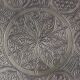 Engraved brass wall plate - oriental decor, arabesques