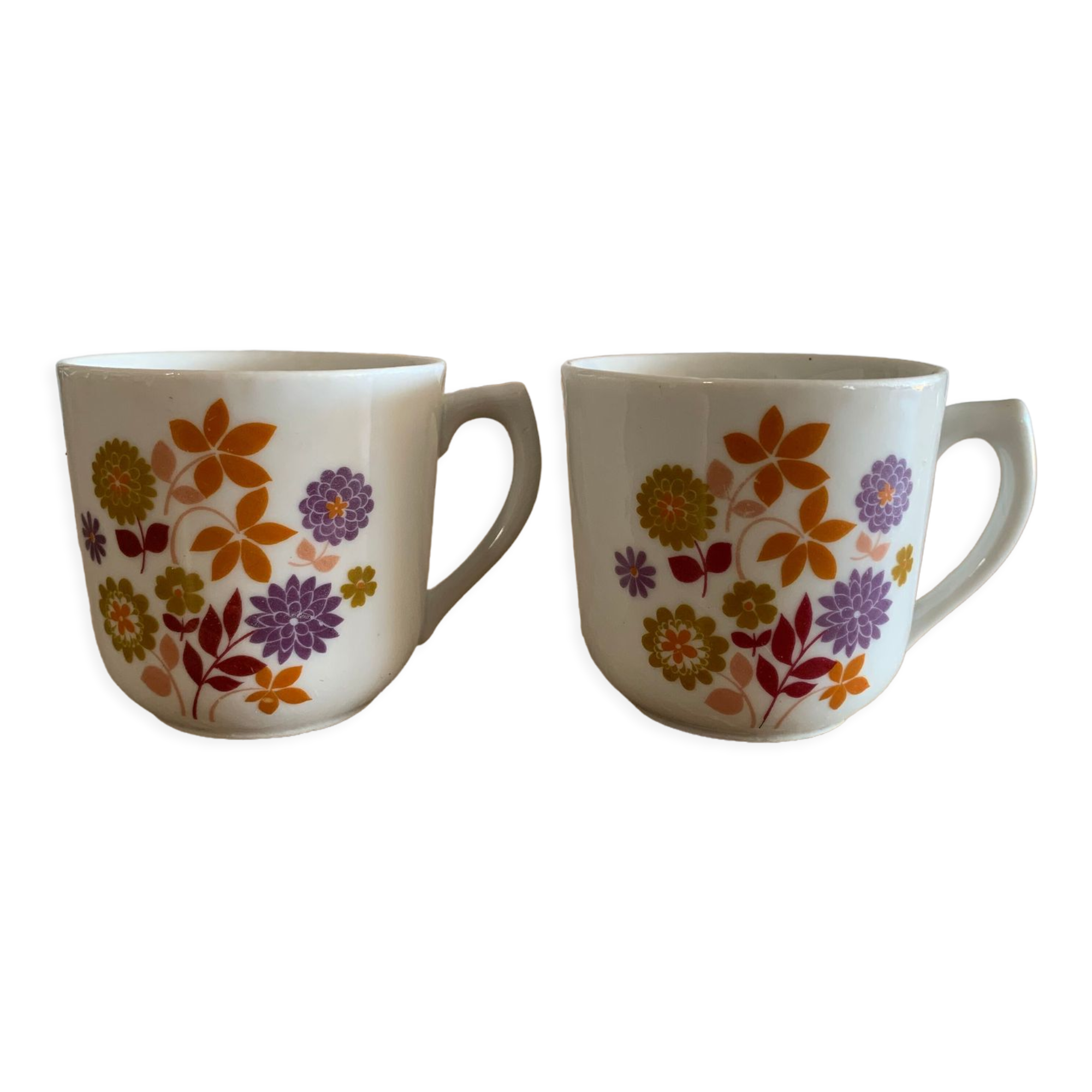 lot 2 vintage cups CP France