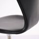 Seven office chair - Model 3117 - Black leather - Swivel function - Arne Jacobsen - Fritz Hansen