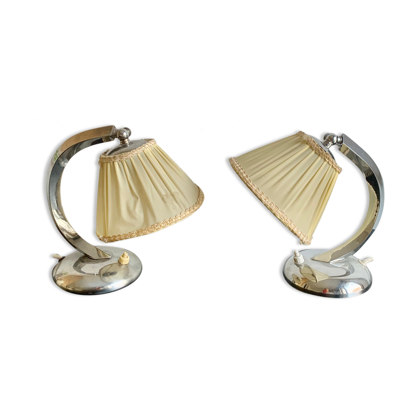 Pair of bedside lamps, Germany, 1960
