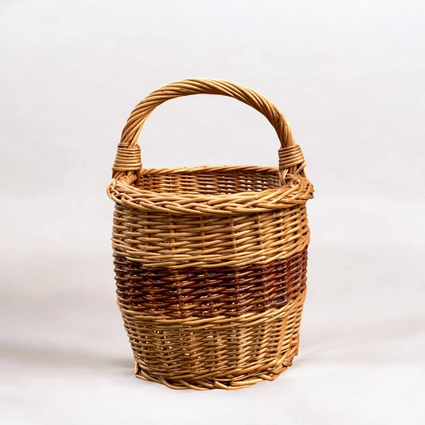 Vintage wicker basket