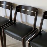 3 1930s leather chairs