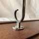 Art Deco wall-mounted coat rack in solid wood - 5 hooks