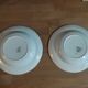 Hollow plates Digoin Jacquot flowers