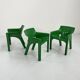 Chaise Gaudi Verte par Vico Magistretti pour Artemide, 1970