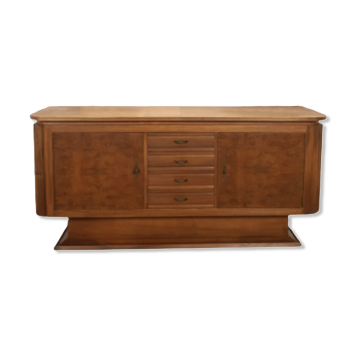 Vintage art deco wooden enfilade with drawers