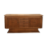 Vintage art deco wooden enfilade with drawers