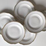 Set of 6 Sologne porcelain plates