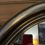 Oval mirror 1970s Deknudt