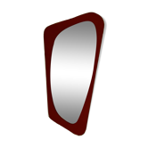 Large vintage rearview mirror