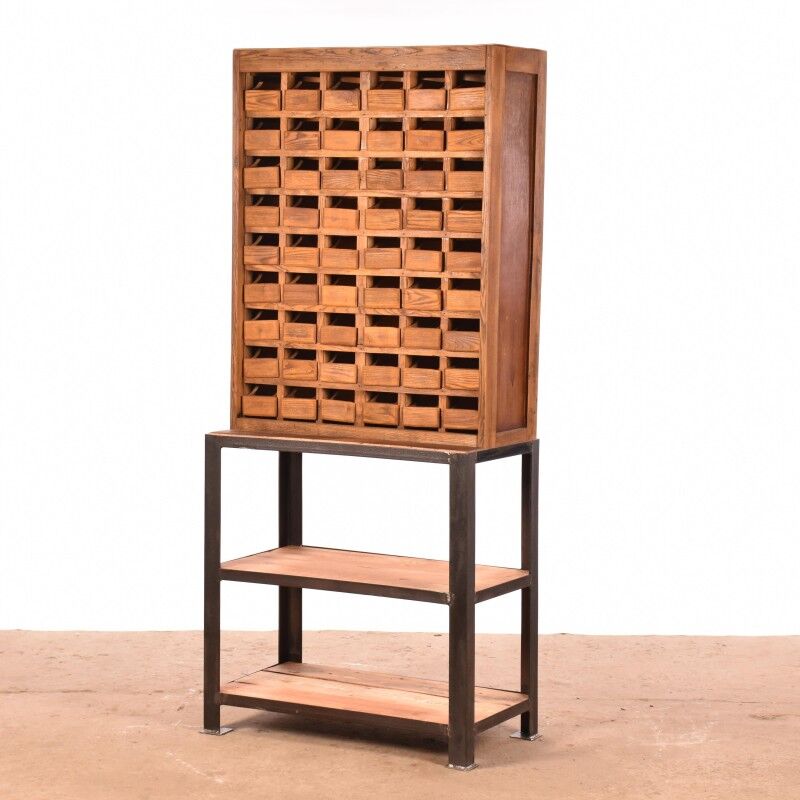 Industrial wall cabinet | old cabinet | vintage sorting cabinet