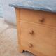 Marble top chest of drawers
