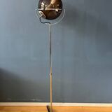 Vintage Raak Space Age Globe Eyeball Floor Lamp by Frank Ligtelijn