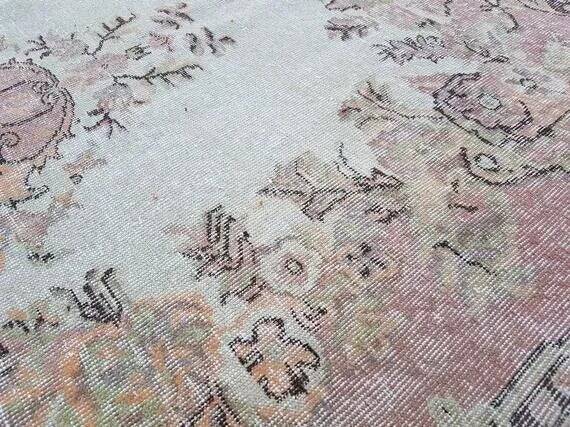 Vintage Turkish Oushak rug 165x270 cm