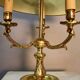 Empire style lamp with three lights